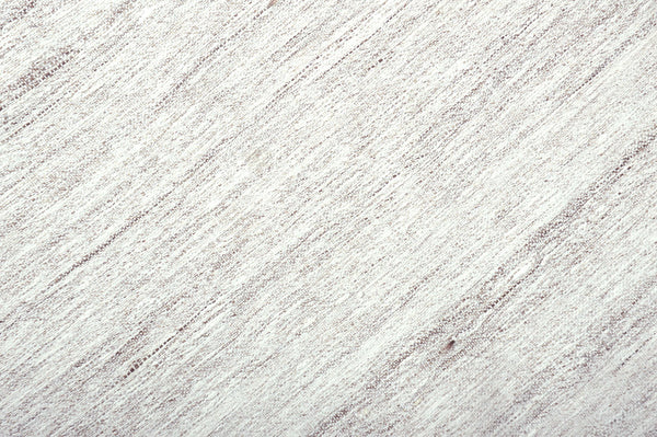 Turkish Tisse Kilim Flat Weave Rug - flat-weave kilim, hand-knotted in Turkey - close-up of weave texture and pile [#29]