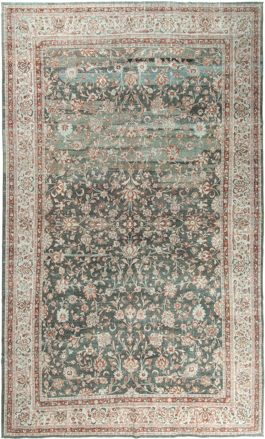 Persian Rug 3891 Vintage Persian Mahal Rug 26805