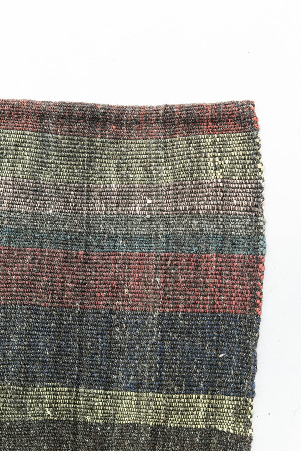 Turkish Tisse Kilim Flat Weave Rug - flat-weave kilim, hand-knotted in Turkey - styled in room setting [#20]