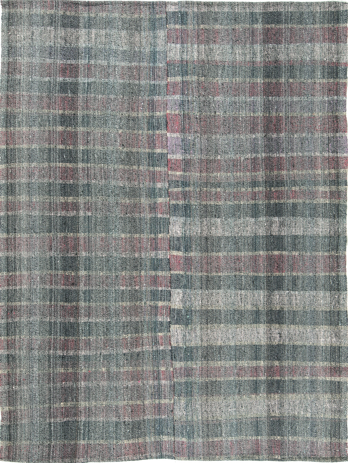 Turkish Tisse Kilim Flat Weave Rug - flat-weave kilim, hand-knotted in Turkey - one-of-a-kind handmade area rug [#19]