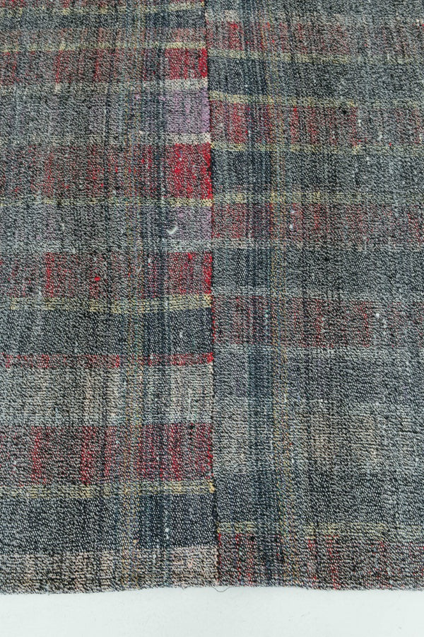 Turkish Tisse Kilim Flat Weave Rug - flat-weave kilim, hand-knotted in Turkey - styled in room setting [#19]