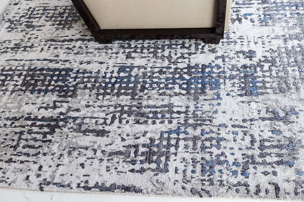 Modern Rug Image 7879 Modern Design Wool & Bamboo Silk Rug 10140A
