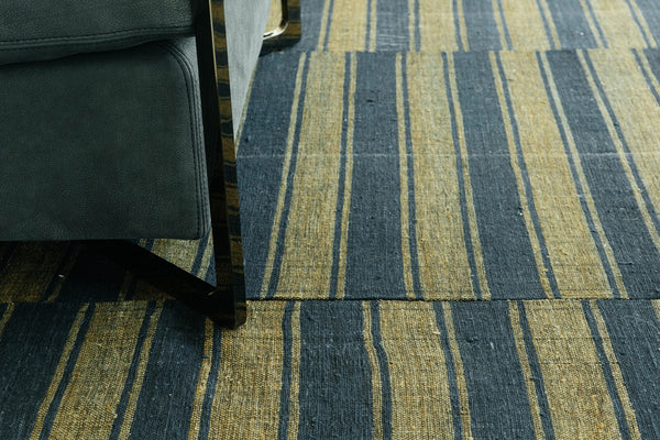 Turkish Tisse Kilim Flat Weave Rug - flat-weave kilim, hand-knotted in Turkey - overhead flat lay view [#15]