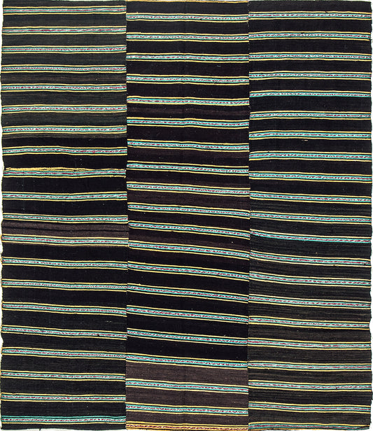 Turkish Tisse Kilim Flat Weave Rug