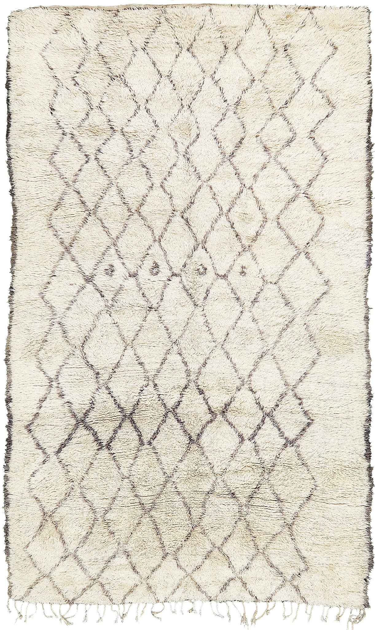 Modern Rug Image 13043 Vintage Moroccan Beni Ourain Tribe Berber Rug