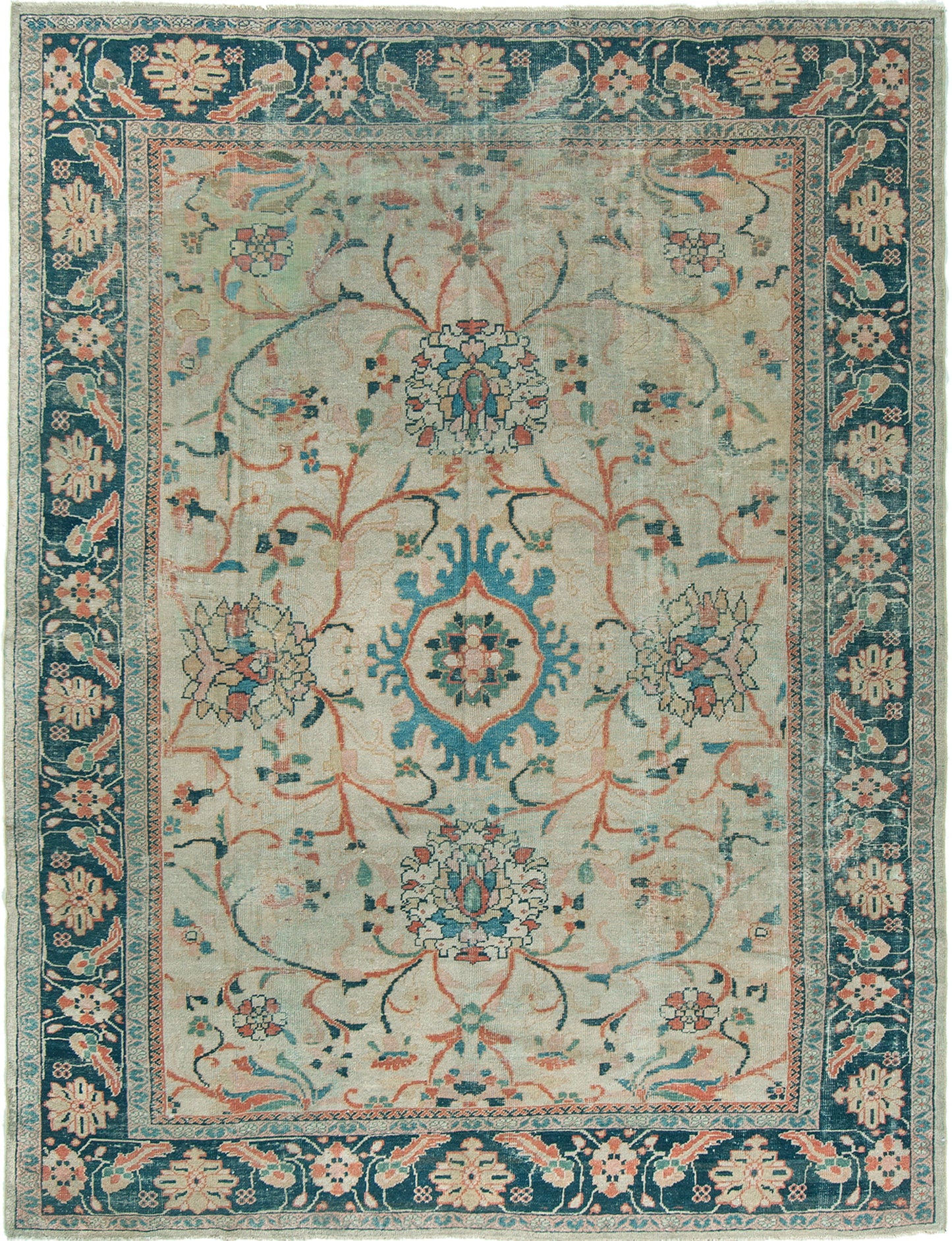 Antique Persian Mahal Rug 26943