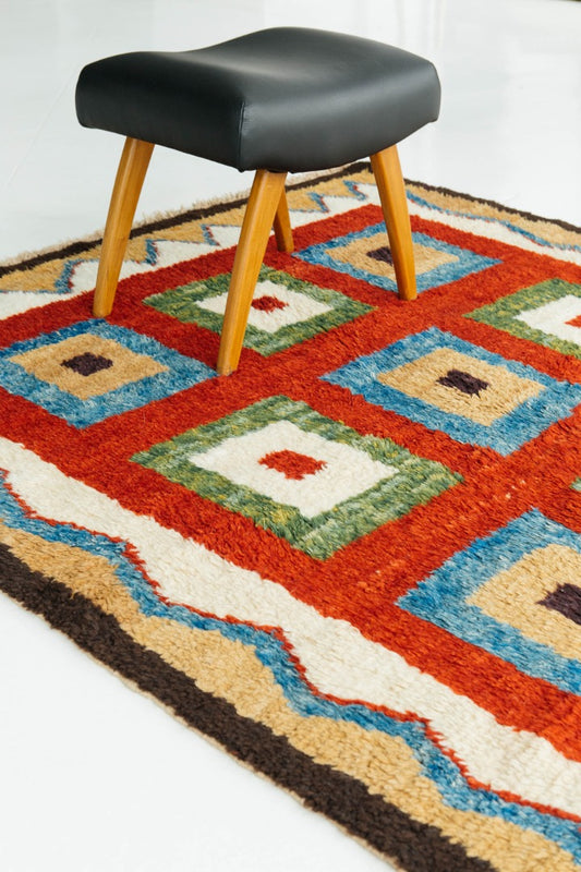 Modern Rug Image 13792 Vintage Turkish Tulu Rug