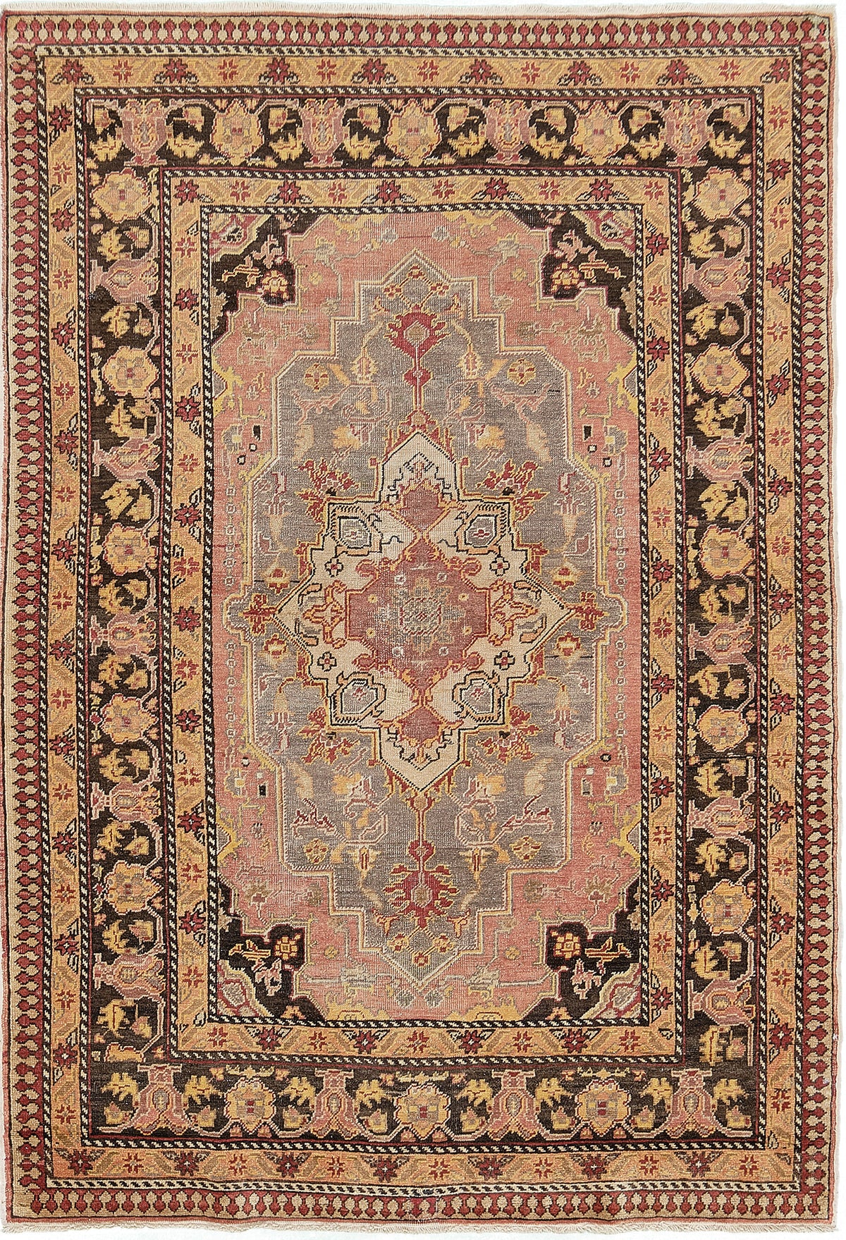 Vintage Turkish Anatolian Rug - hand-knotted in Turkey - one-of-a-kind handmade area rug [#16]