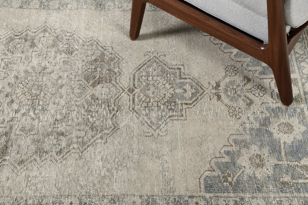 Vintage Turkish Anatolian - hand-knotted in Turkey - styled in room setting [#16]