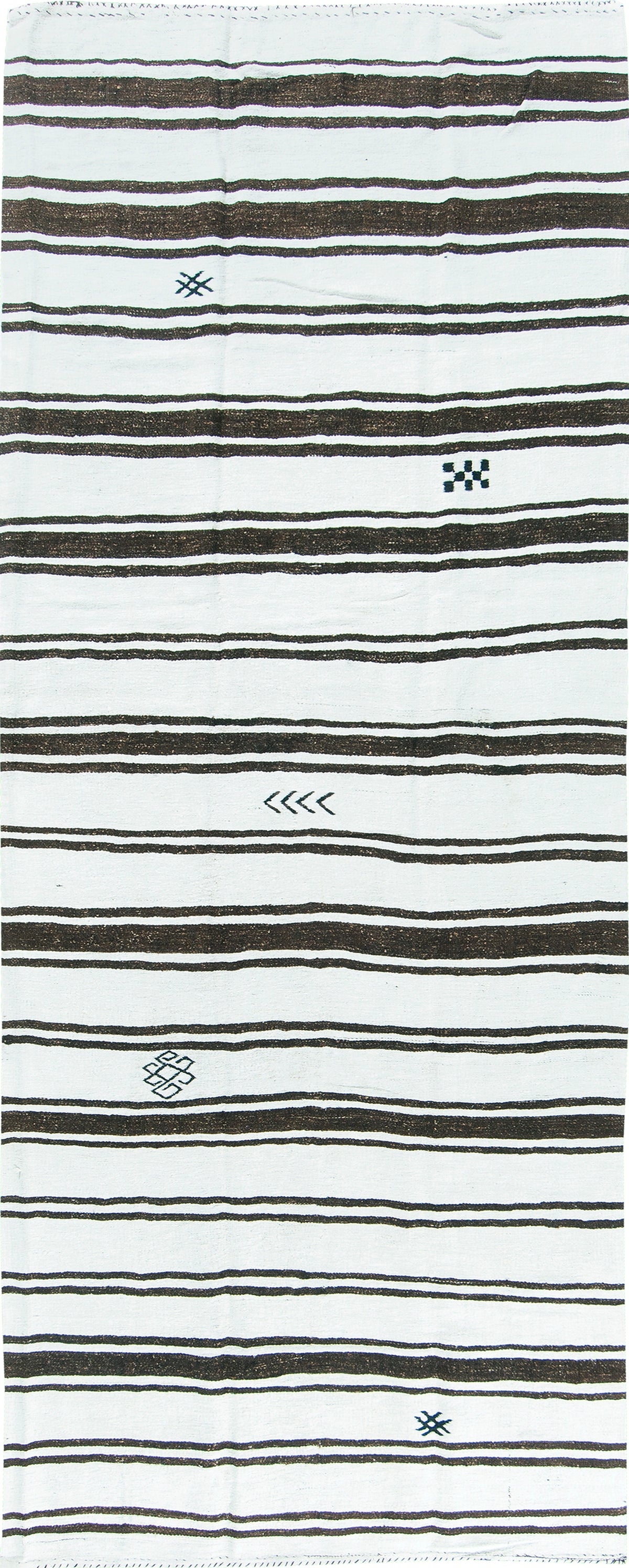 Vintage Turkish Hemp Kilim - flat-weave kilim, hand-knotted in Turkey - one-of-a-kind handmade area rug [#5]