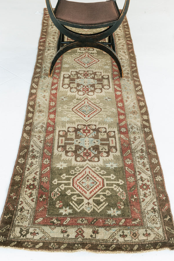 Persian Rug 1861 Antique Persian Sarab Runner 27218