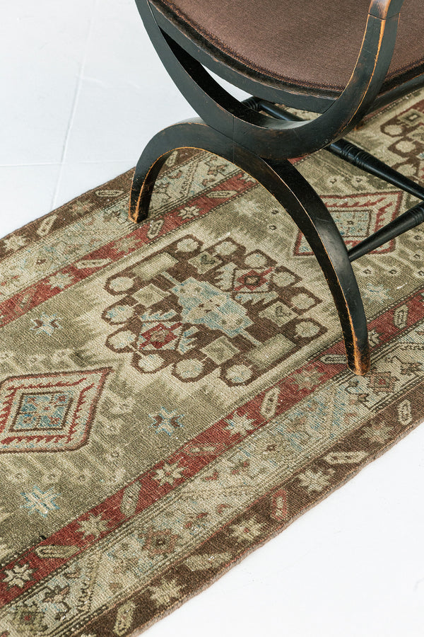 Persian Rug 1863 Antique Persian Sarab Runner 27218