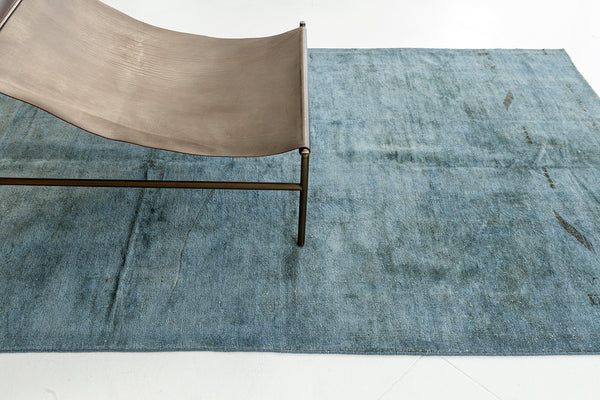 Overdyed Vintage Turkish Anatolian Rug - hand-knotted in Turkey - detailed border and fringe [#6]