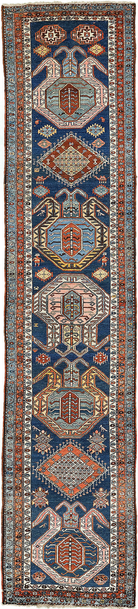 Antique Persian Serapi Runner 27255