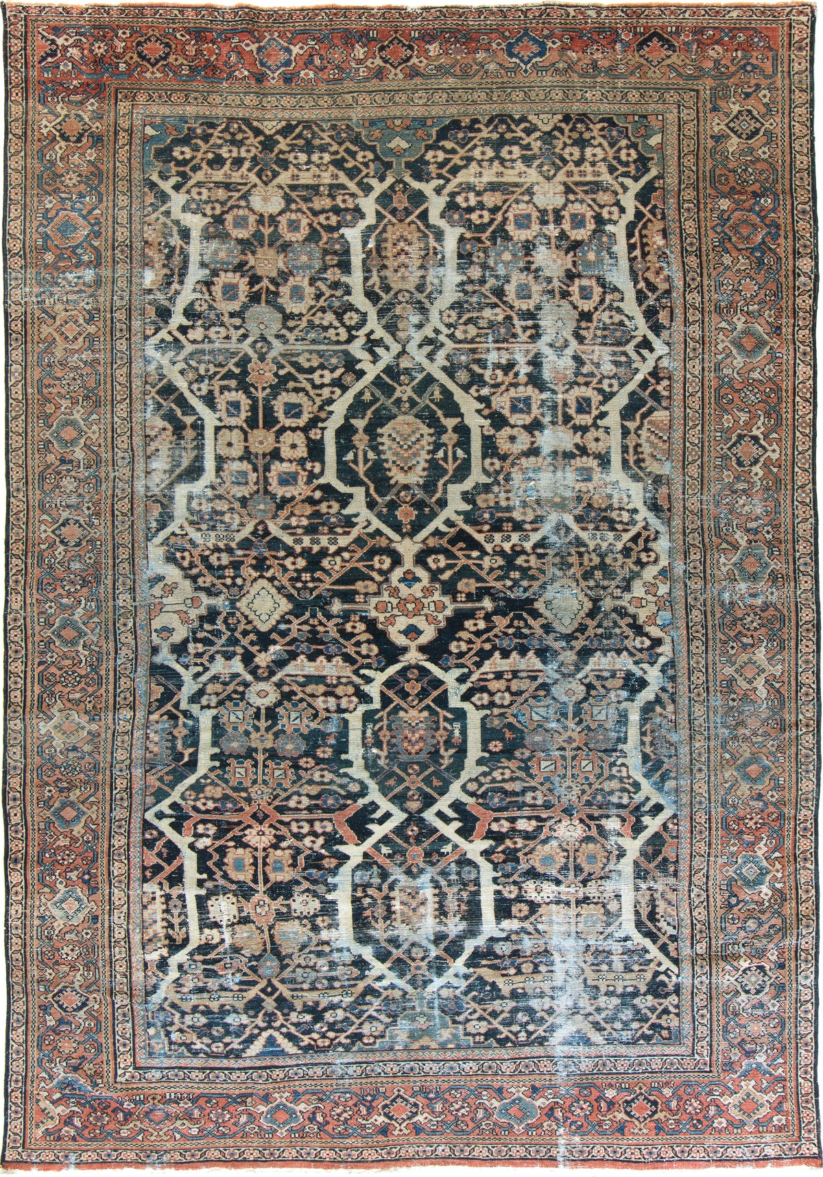 Antique Persian Mahal Rug 27331