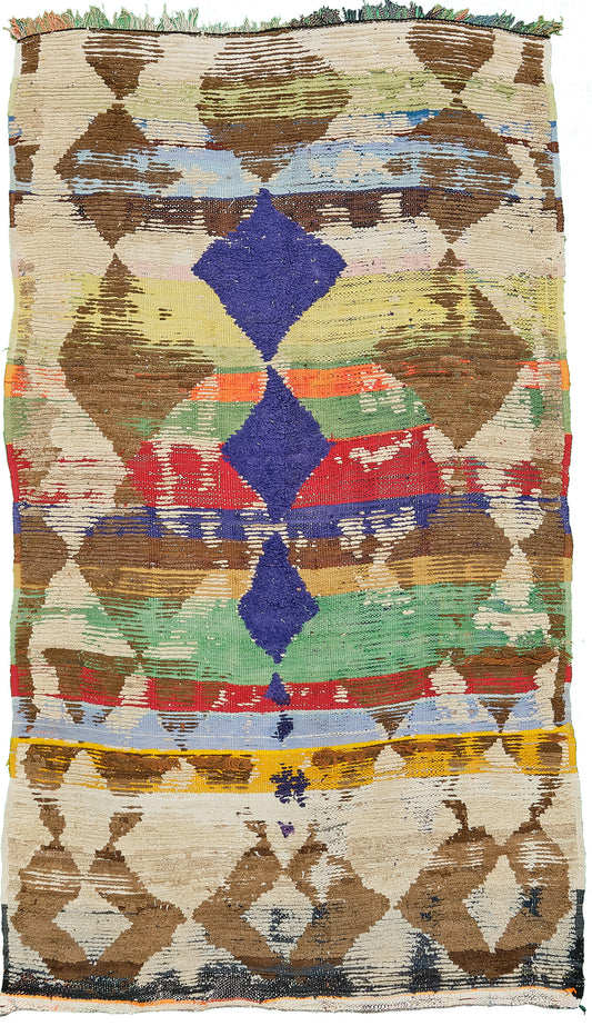 Modern Rug Image 12432 Vintage Moroccan Azilal Tribe Berber Rug