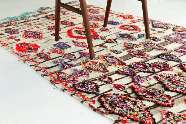 Modern Rug Image 12493 Vintage Moroccan Azilal Tribe Berber Rug