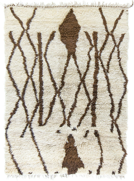 Modern Rug Image 13493 Vintage Moroccan Mrirt Berber Tribe Rug