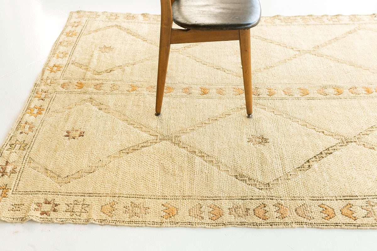27378 - 5' 7" x 7' 10" - Vintage Moroccan Beni Ourain Tribe Berber Rug ...