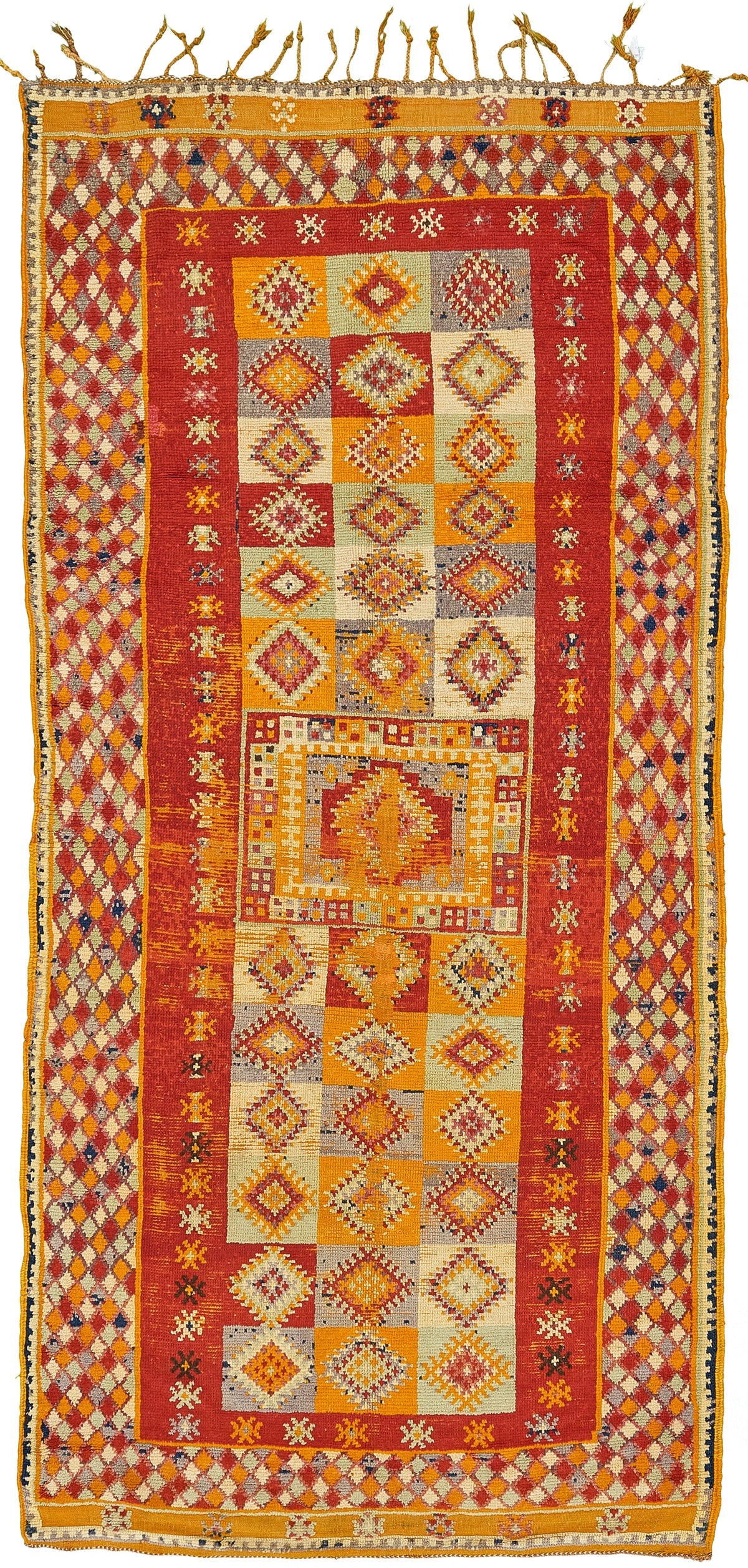 Modern Rug Image 13418 Vintage Moroccan High Atlas Tribe Rug