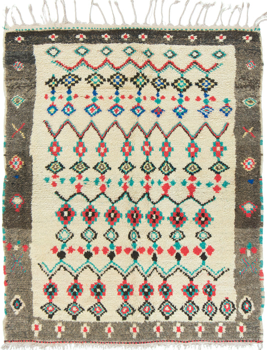 Modern Rug Image 12526 Vintage Moroccan Azilal Tribe Berber Rug