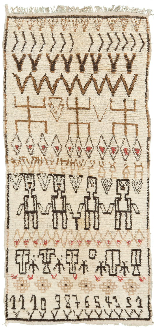 Modern Rug Image 12531 Vintage Moroccan Azilal Tribe Berber Rug