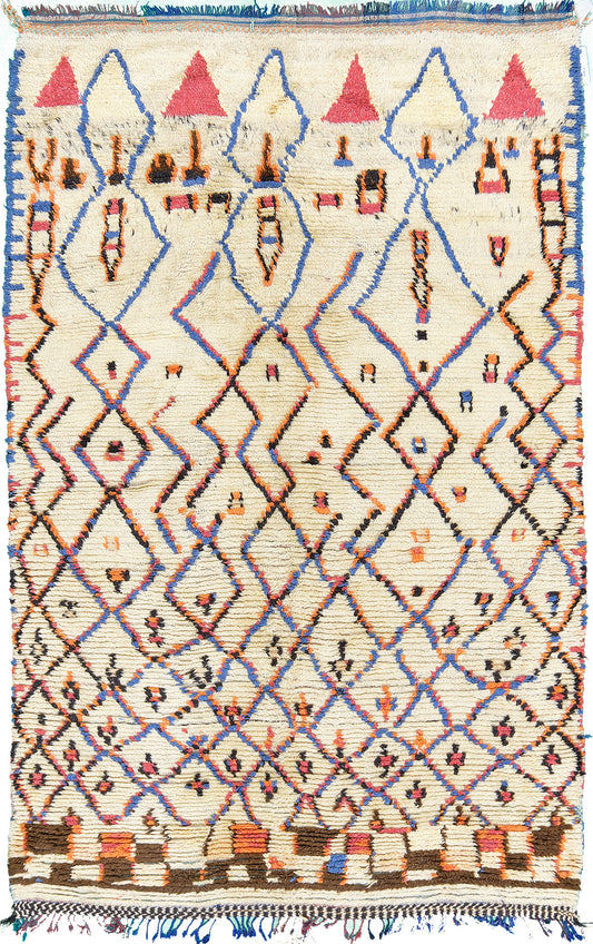 Modern Rug Image 12564 Vintage Moroccan Azilal Tribe Berber Rug