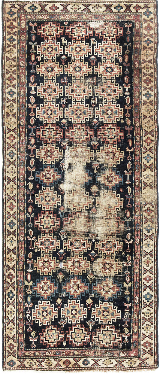 Persian Rug 1594 Antique Persian Malayer Runner