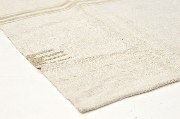 Vintage Anatolian Turkish Flat Weave Kilim - flat-weave kilim, hand-knotted in Turkey - overhead flat lay view [#6]
