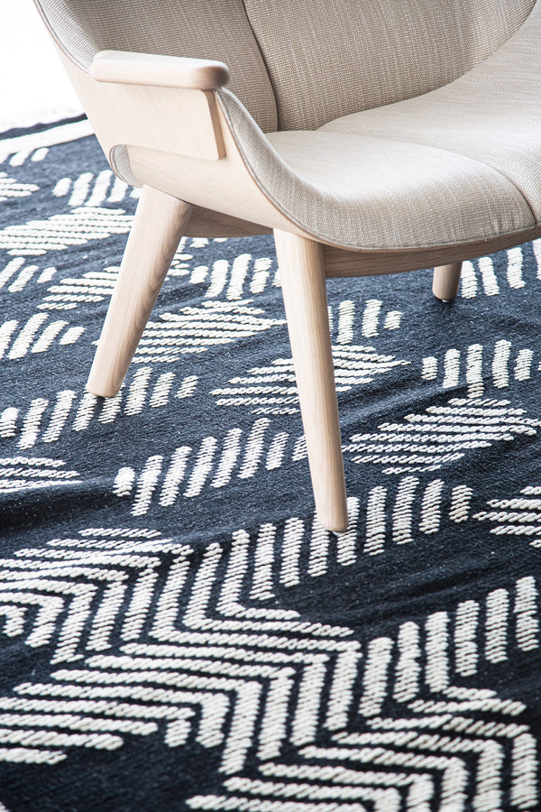 Ibiza, ZigZigZag Collection - close-up of weave texture and pile