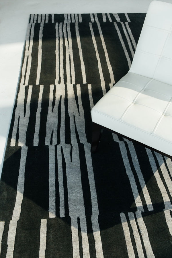 Modern Rug Image 8955 Notes, Design Rhymes Collection