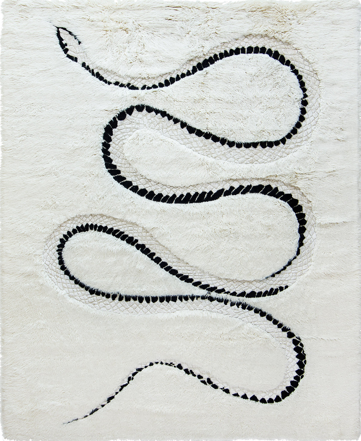 Year of the Snake by Liesel Plambeck - one-of-a-kind handmade area rug [#2]