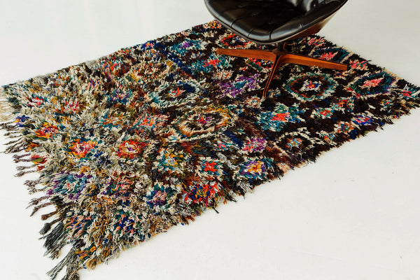 Modern Rug Image 12725 Vintage Moroccan Azilal Tribe Rug