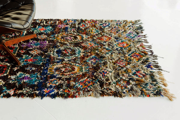 Modern Rug Image 12724 Vintage Moroccan Azilal Tribe Rug