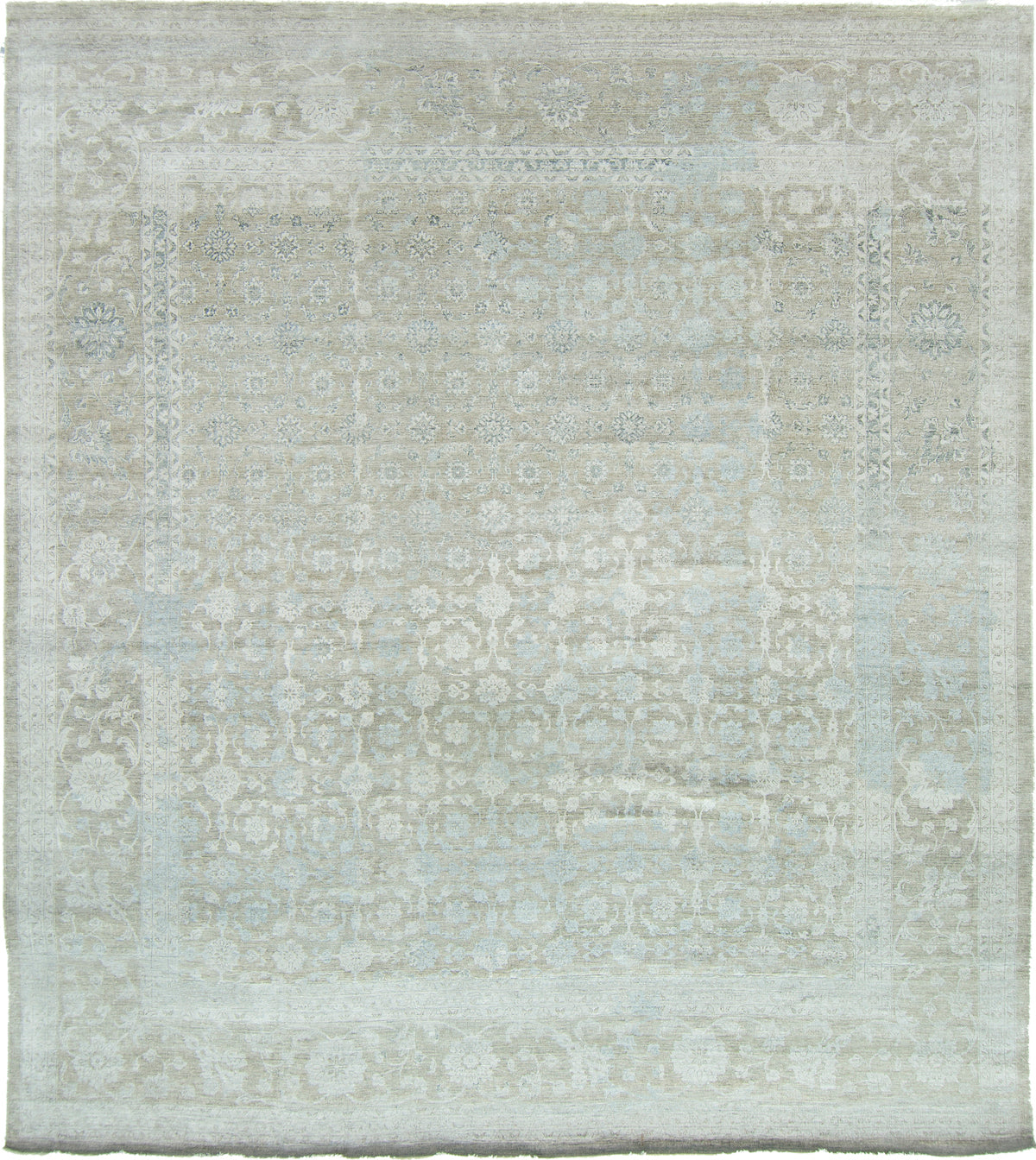 Tabriz Revival Bamboo Silk Rug