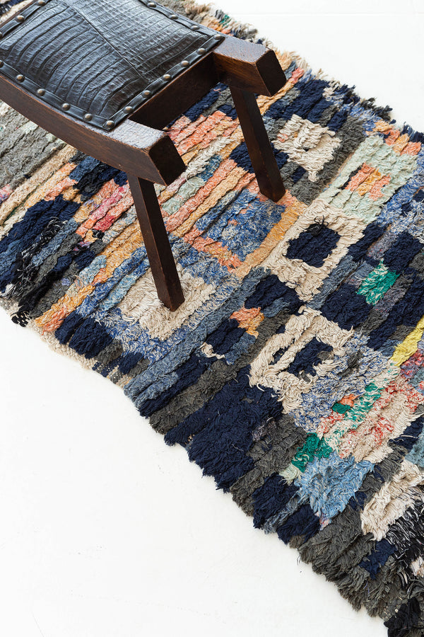 Modern Rug Image 12734 Vintage Moroccan Azilal Tribe Rug