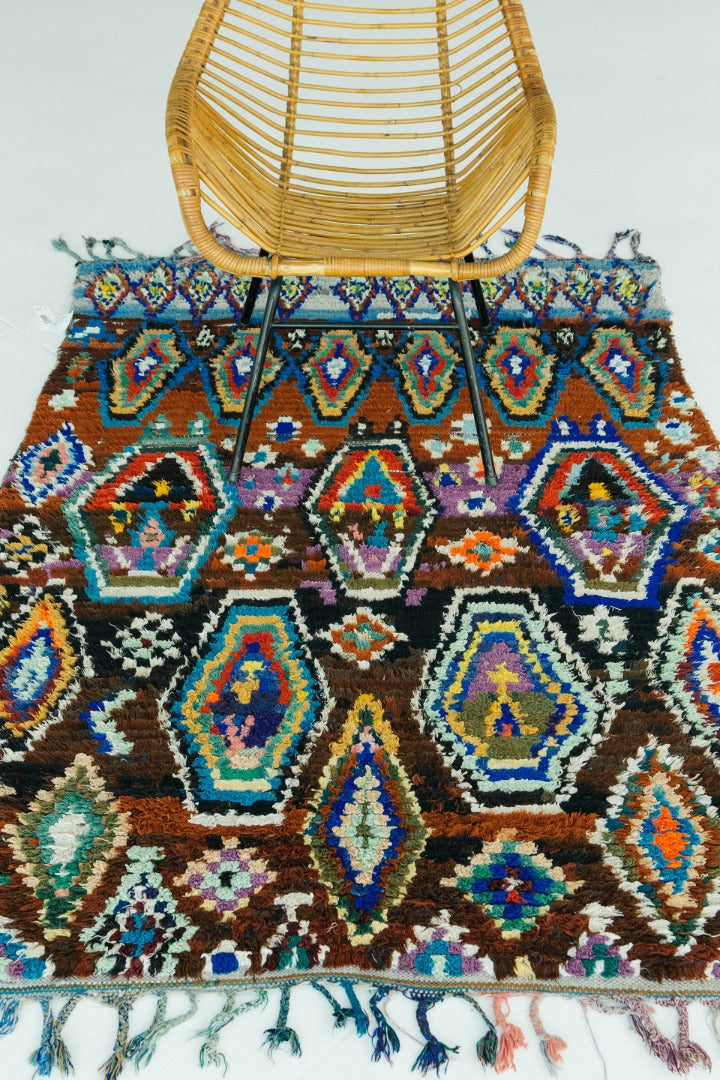 Modern Rug Image 12762 Vintage Moroccan Azilal Tribe Rug