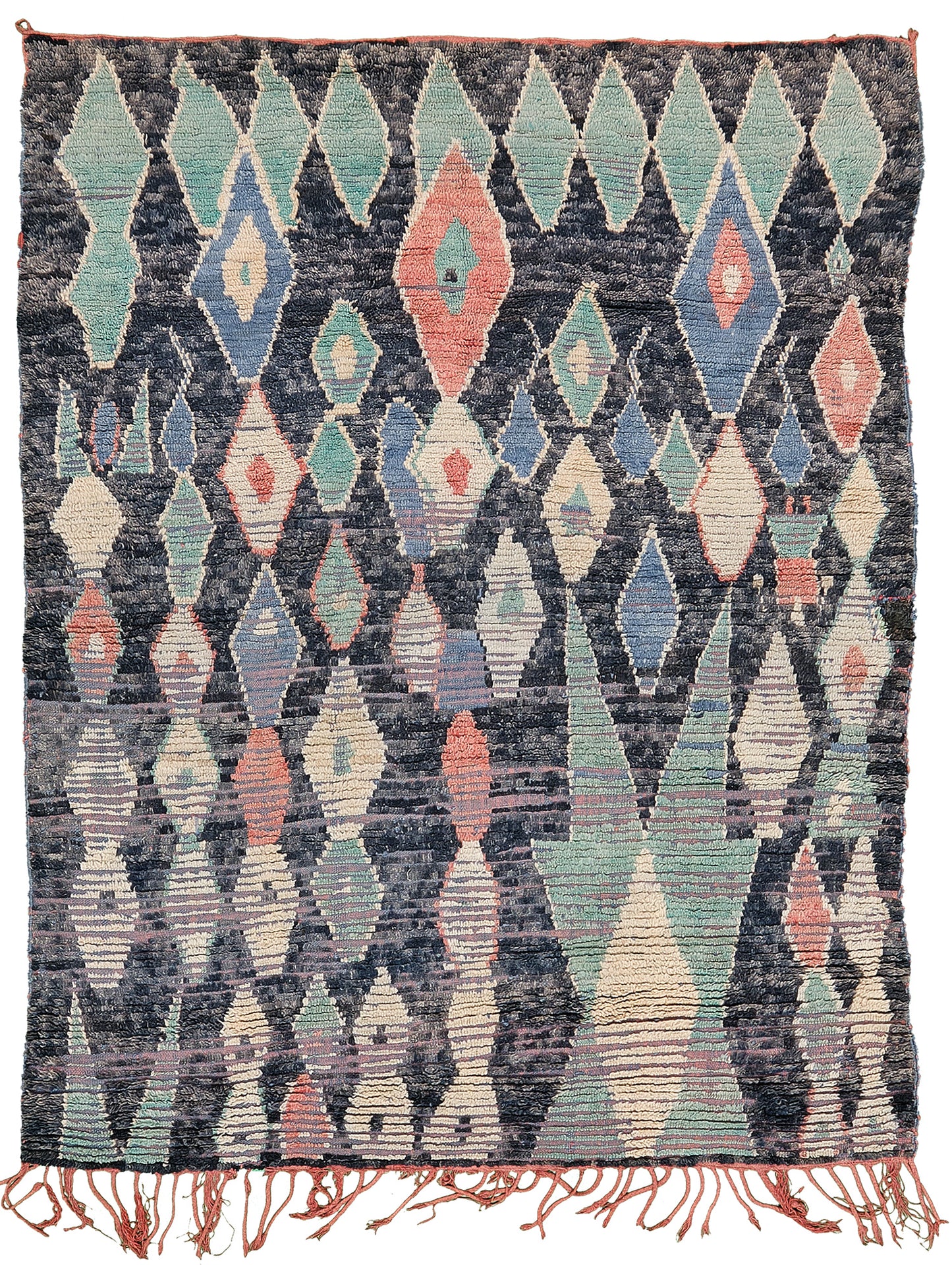 Modern Rug Image 12716 Vintage Moroccan Azilal Tribe Rug