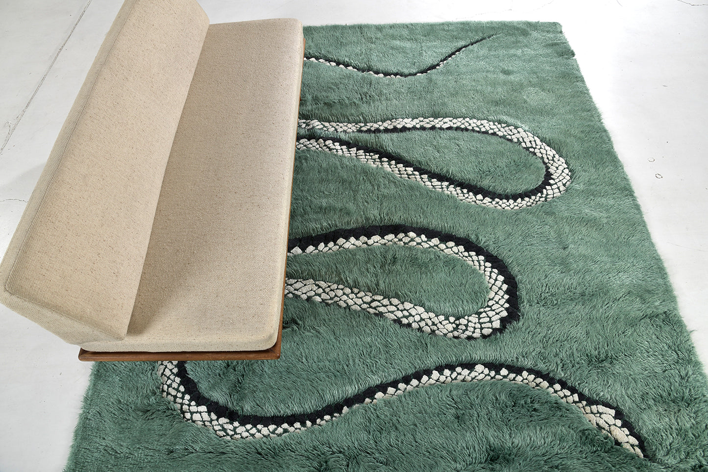 Modern Rug Image 14004 Year of the Snake by Liesel Plambeck