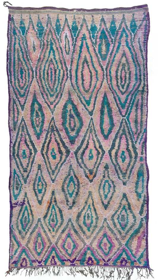 Vintage Moroccan Beni M'Guild Tribe Rug