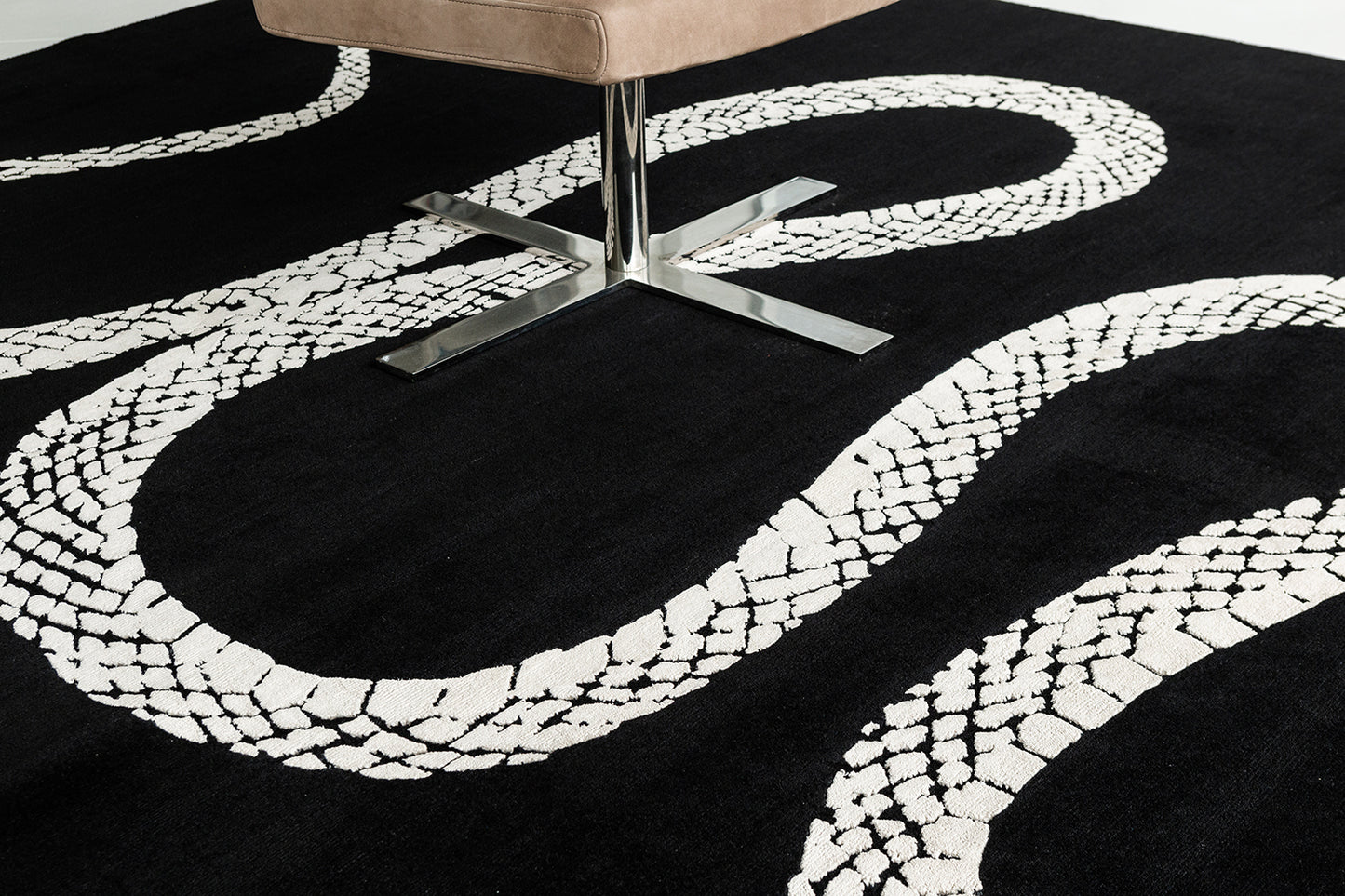 Modern Rug Image 13999 Year of the Snake by Liesel Plambeck