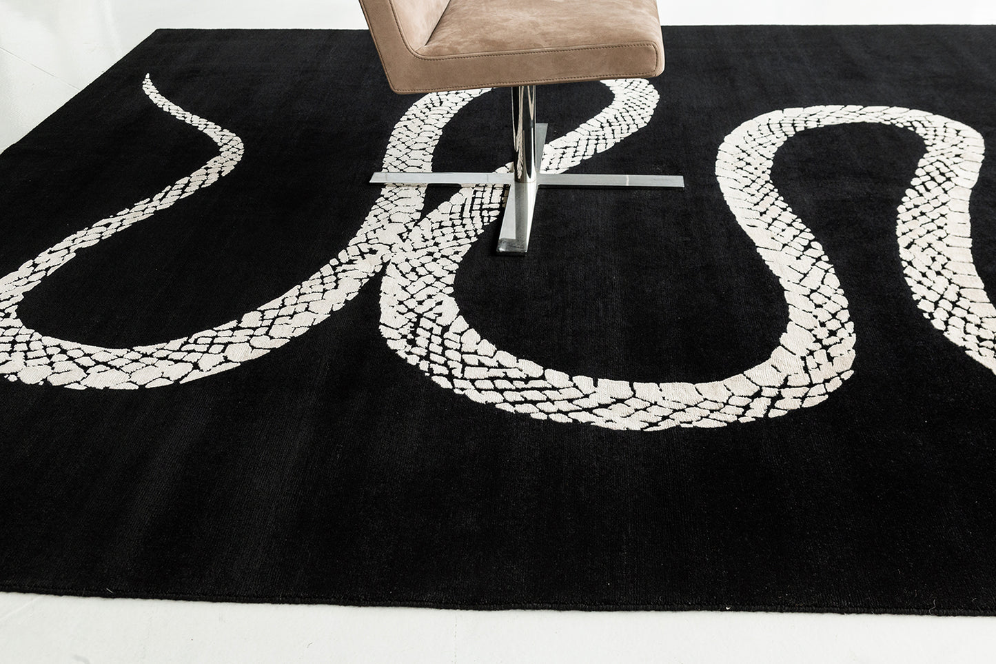 Modern Rug Image 13997 Year of the Snake by Liesel Plambeck