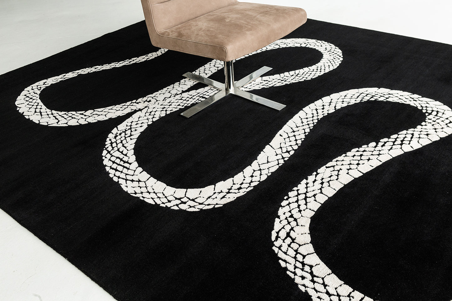 Modern Rug Image 13998 Year of the Snake by Liesel Plambeck