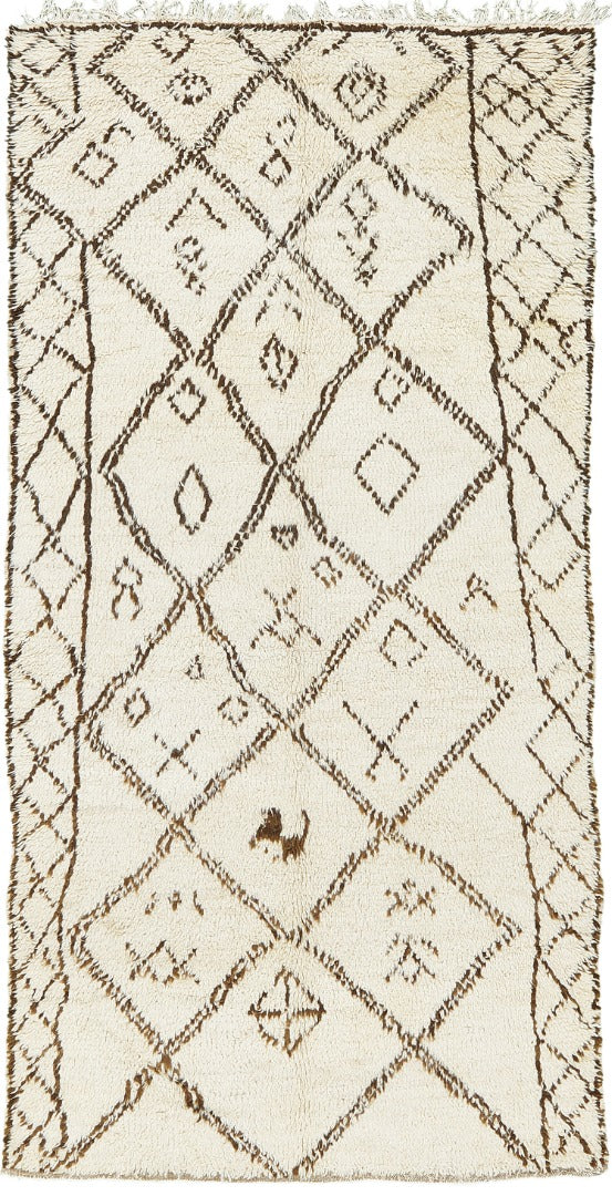 Vintage Moroccan Azilal Tribe Rug
