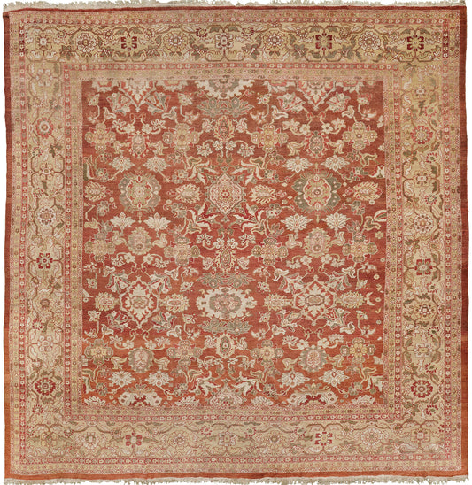 Antique Persian Sultanabad Rug Square Rug 29094