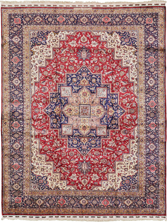 Persian Rug 2613 Fine Persian Tabriz Silk Rug 29228