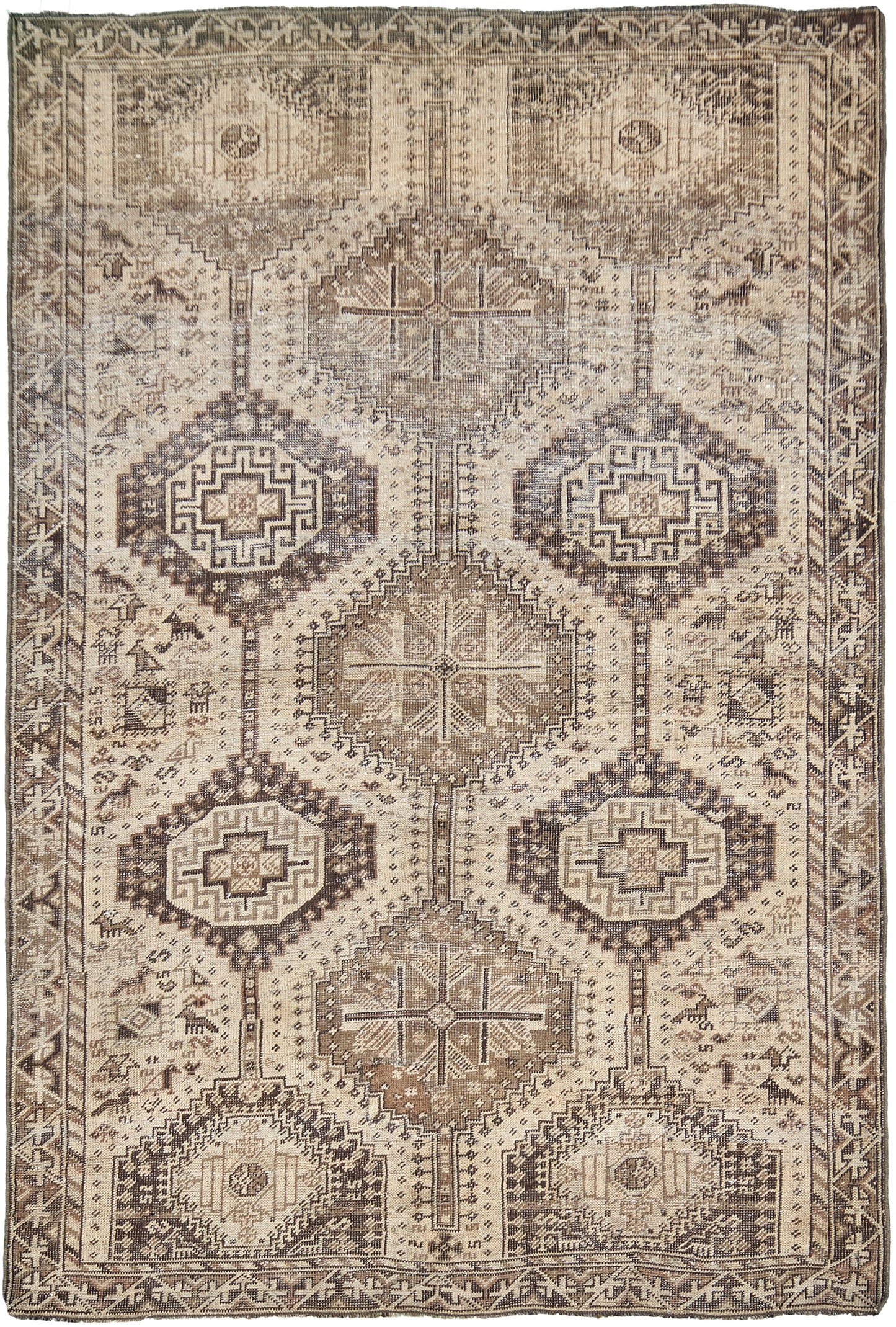 Persian Rug 4136 Vintage Persian Shiraz 29237