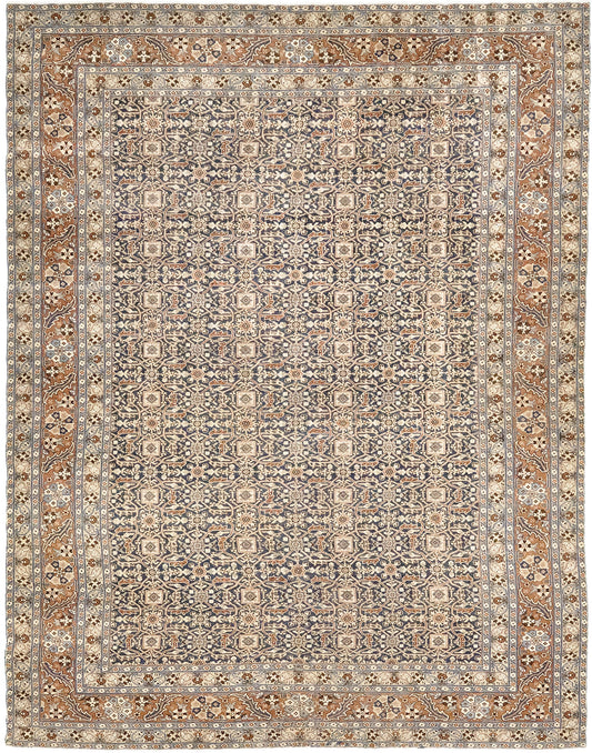 Persian Rug 4323 Vintage Persian Tabriz Seneh 29311