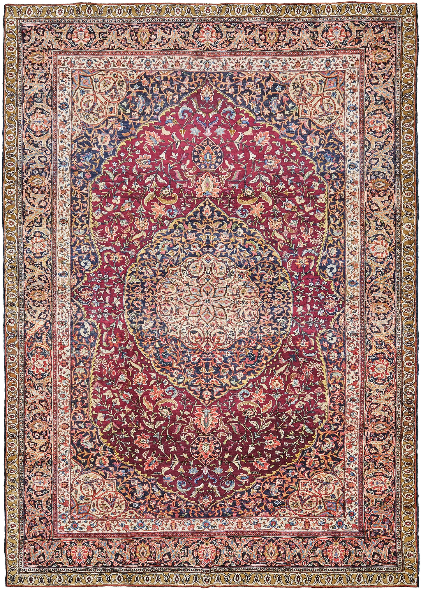 Antique Persian Tabriz 29321