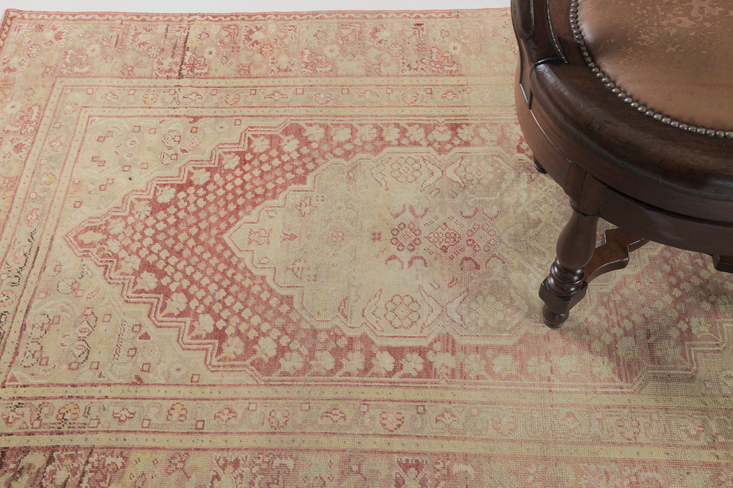 Vintage Turkish Anatolian Milas Rug